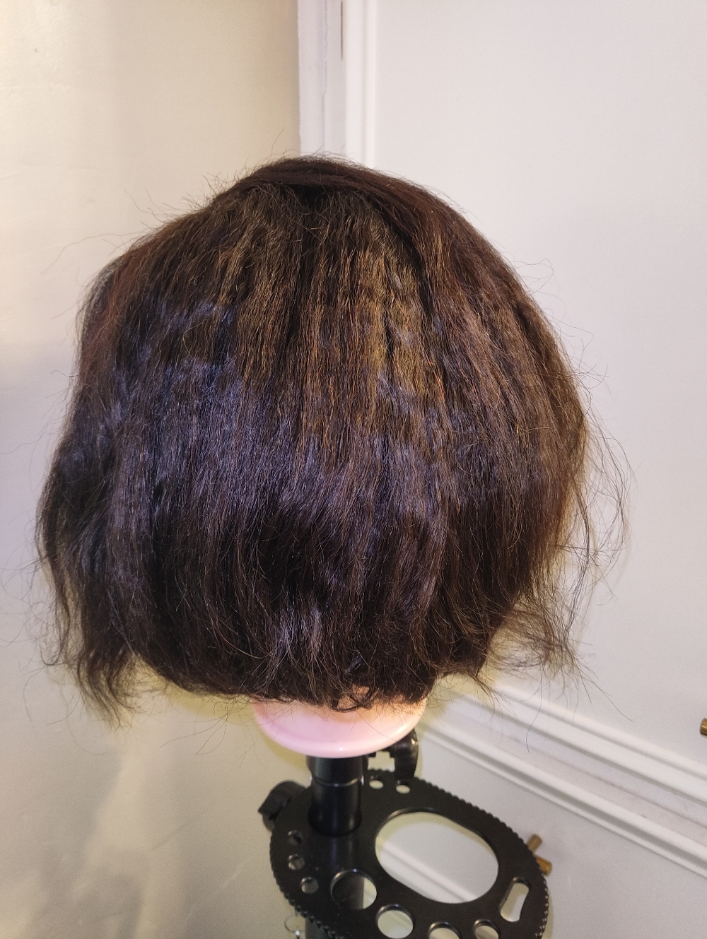 New Lace Front 13"x6" Glueless Wig Soft Natural Yaki Short Thick Full Density - Picture 3 of 6